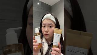 Double cleansing with SKIN1004 💛#skincaretips #doublecleansing #kbeauty #koreans