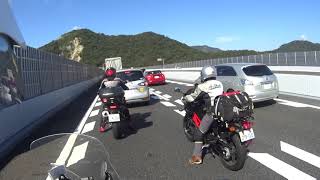 関西中型バイクツーリングクラブ　山陰〈角島大橋・秋吉台・萩・津和野・石見銀山〉２泊３日ツーリング