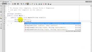Java replace Method