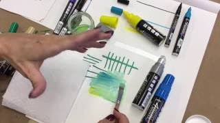 Pebeo 4Artist Marker How To with Tristina