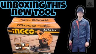 Unboxing  INGCO CUT OFF SAW