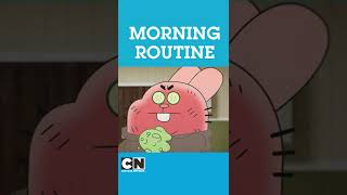 Richard's morning routine in The Amazing World of Gumball #shorts