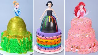 Cutest Princess Cakes Ever 🌹 Awesome Birthday Cake Ideas | Tsunami Cake | Satisfying Cake #2