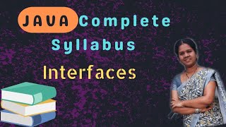 Interfaces in java || 35 || java course in telugu