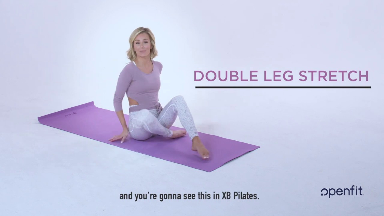 How To Do A Pilates Double Leg Stretch | Pilates For Beginners - YouTube