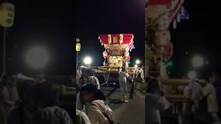 平成30年度 岩岡神社 秋祭り 野中地区 本宮帰り