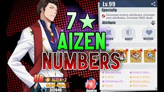 7★ Aizen Numbers and Comparison To Top Damage Dealers BLEACH Immortal Eternal Soul