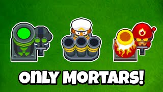 How Far Can You Get Using Only Mortar Monkeys? (BTD6)