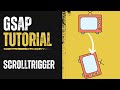 GSAP ScrollTrigger Tutorial | Apply scroll animation with gsap