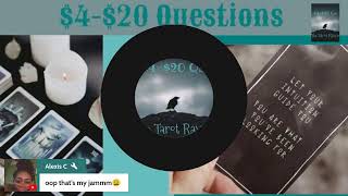 First 4 Ppl Free🐦‍⬛Live Tarot(Career, Love, 18plus)$4-$20🩵