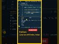 Python In Telugu: Python Lists (Loop with Index), Python For Beginners In Telugu, Python Interview
