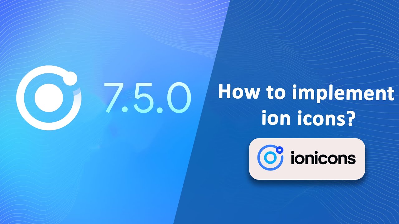 Ionic 7 5 0 Released Standalone How To Use Ionicons In Ionic