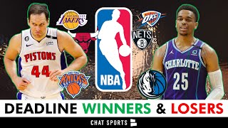 2024 NBA Trade Deadline Winners & Losers + Trade Tracker Ft. Bojan Bogdanovic & PJ Washington