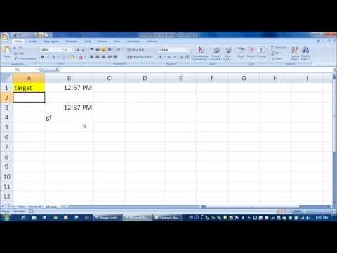 Set a timestamp function in Excel to force an exact time into a cell Set a timestamp function in Excel to force an exact time into a cell