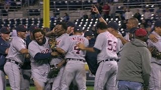 DET@KC: Valverde seals the win to clinch the division