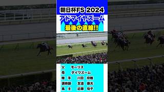 アドマイヤズーム【朝日杯FS 2024 】最後の直線