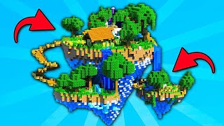 SkyBlock Island in Minecraft #Shorts Timelapse