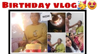 ನನ್ನ ಮೊದಲನೆ vlog🥳😍|my mother's birthday preparation video❤️|#vlog #birthday#SS family