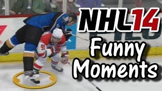 NHL 14 - Funny Hits, Glitches & Moments #1