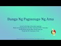 Bunga Ng Pagsusugo Ng Ama