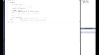VB Programming 3 - If..Else