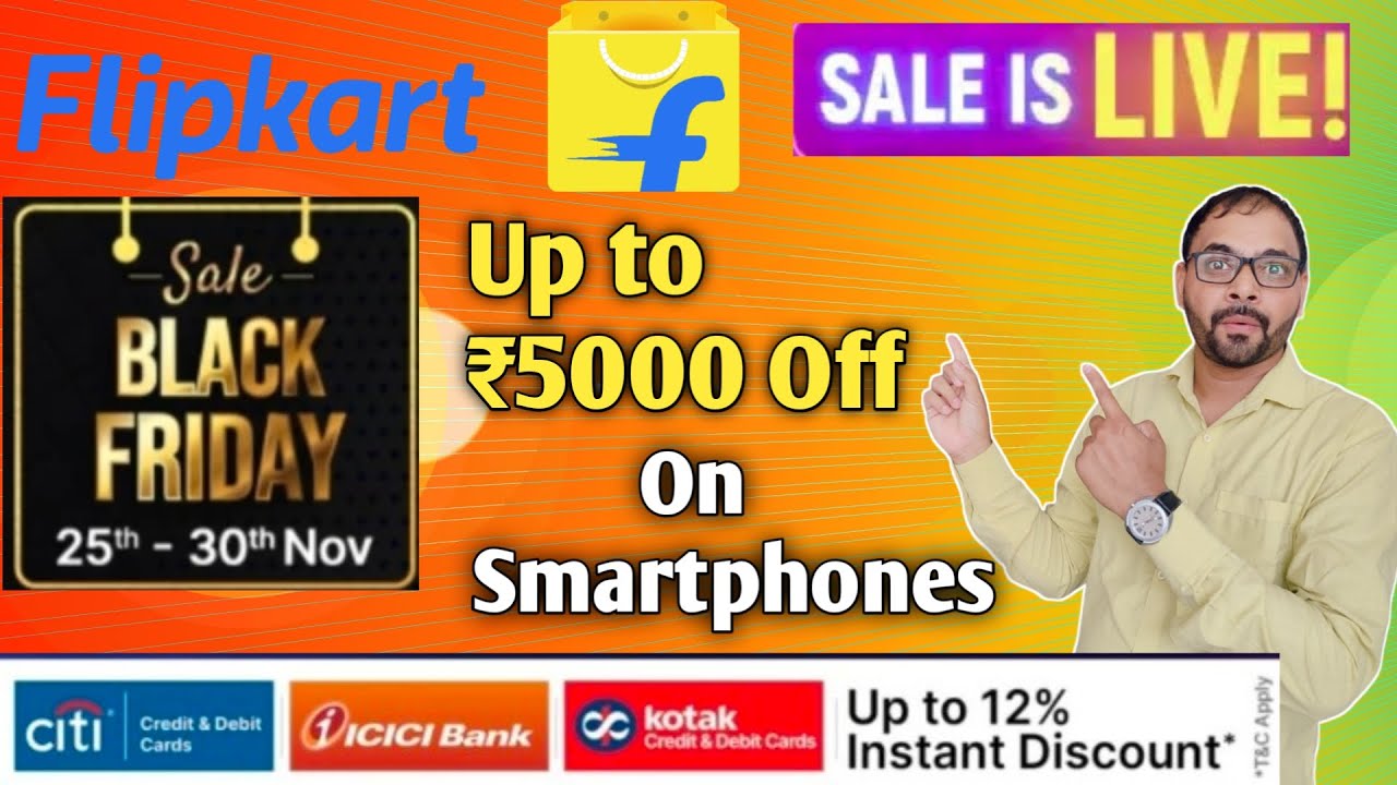 Black Friday Sale On Flipkart Live Bank Offer Deals Flipkart Black ...