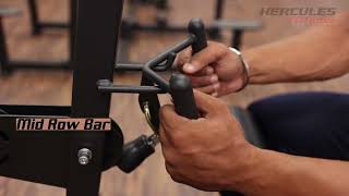 Hercules Fitness | Flexion Series | Lat pull down \u0026 Mid Row Commercial Gym Equipments