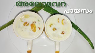 Aleovera payasam | കറ്റാർവാഴ വച്ച് ചിന്തിക്കാത്ത രുചിയിൽ | പായസം | ഹെൽത്തി പായസം