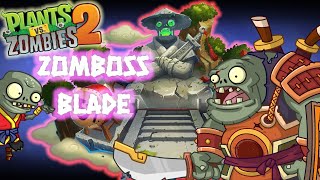 PvZ 2 GOBB, Kongfu Blade Zomboss Test Gameplay