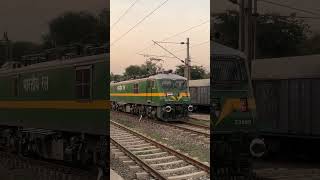 😍 Dual Wag 9 Locomotive Sound Indian railways 😍 #shorts