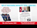 ekovitrin temmuz 2020 savunma sanayii dosyası