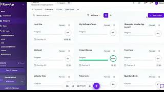 Inside KaryaUp’s Project Dashboard 🚀 | Smarter Workflow Management