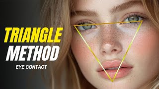 How to Do the Triangle Method Eye Contact [Works in 10 Seconds]