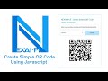 Create Simple QR Code Using Javascript ! Nexample