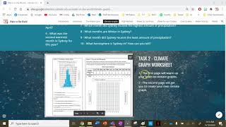 Creating a Climate Graph Lesson