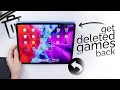How to Get Deleted Games Back on iPad (tutorial)