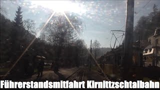 Führerstandsmitfahrt Straßenbahn Bad Schandau (Kirnitzschtalbahn) Lichtenhainer Wasserfall - Kurpark