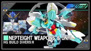 HG BUILD DiVERS:R NEPTEIGHT WEAPONS \u0026 UNIT (ネプテイトウェポンズ ＆ ネプテイトユニット)