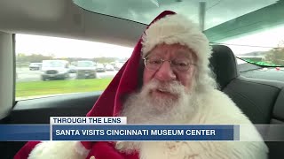 Santa visits Cincinnati Museum Center