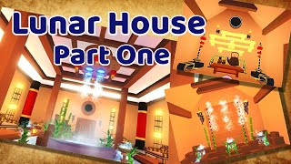 LUNAR HOUSE | Adopt Me Speed Build - Pink Blue Plays | Roblox