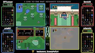 OPTLawyer vs DevioXS, prieR57 vs arboretic. ALTTPR Keysanity Tournament 2018