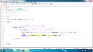 Solution for Notice: Undefined index: in index.php on line | PHP Tutorials