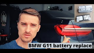 BMW G11 Battery Replacement and Register / Code with ISTA