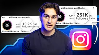 How To Grow An Instagram Account In 2024 | +250K In A Year!