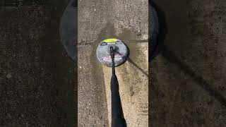 How to clean concrete driveway with high pressure washer👍