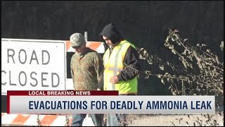 Ammonia leads to evacuation