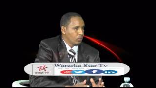 BARNAAMIJKA GORFAYNTA   STAR TV OO DHAMAYSTIRAN KU MARTIYAHAY PROF AXMED ISMACIL SAMATAR