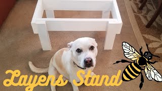 Building a Layens hive stand, using free plans from HorizontalHive.com!