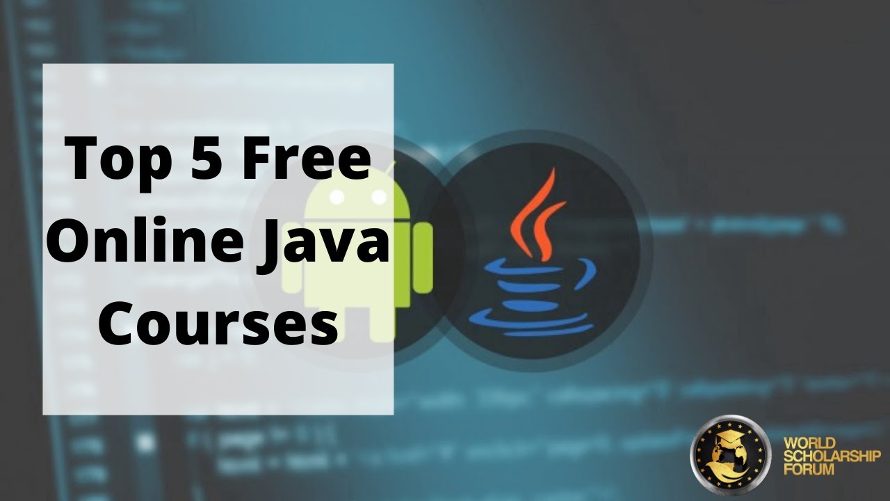 Top 5 Free Online Java Courses 2022 - YouTube