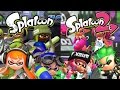 SPLATOON VS SPLATOON 2 COMPARISONS